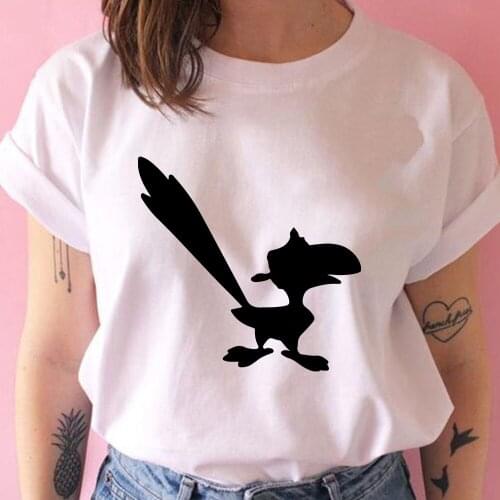 Lady Fashion Short Sleeve Aesthetic The Lion King Clothes Summer Shirt T-shirts Women Top Hornbill Zazu Bird Graphic Female Tee