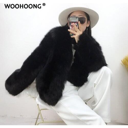 Winter Women Coats Natural Fox Fur Jacket Real Fur Coat Woman Jacket Intact Fur Thick Warm Korean Streetwear Fashion Luxury