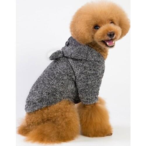 Winter Dog Wear Coral Fleece Eary Hoodie, Suitable For Dogs And Cats, Keep Your Pets Warm During Cold Season Clothes