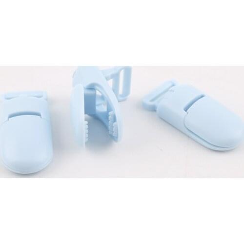 Bite Bites 10PCS Candy Colors Plastic Bib Holder Clips Baby Accessories Pacifier Clips Baby Gift DIY Material Baby Teether