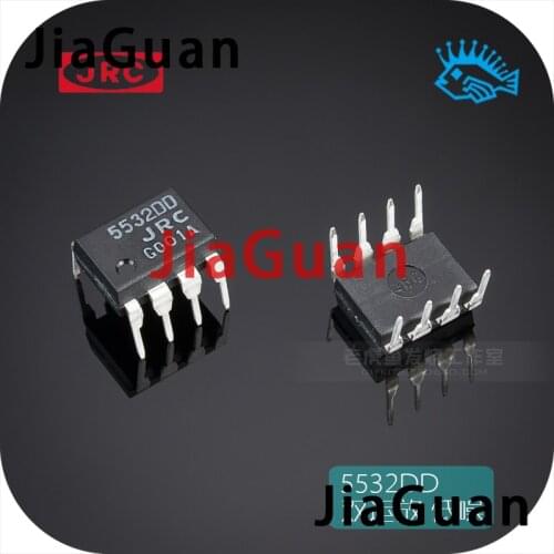 4pcs JRC5532DD NJM5532DD Fever low noise, precision Double operational amplifier DIP8