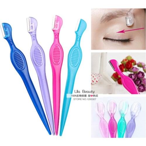 5pcs Face Care Brow Trimmer Womens Eyebrow Shaving Razor Blades