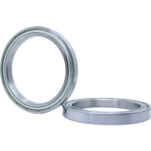 6814 ZZ ABEC-1 (2PCS) 70x90x10MM Metric Thin Section Bearings 61814 ZZ 6814ZZ