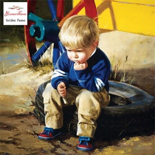 GOLDEN PANNO Diamond Painting Full Square 5D Diy Daimond Embroidery Diamant Mosaic Sale Displasy Broderie Diamant Children 02