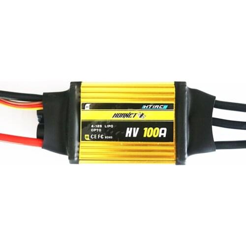 Htirc Hornet HV Brushless ESC 80A 100A 120A UAV ESC for Fixed-wing airplane Plant protection Drone