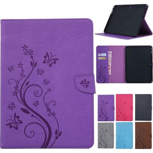 Print Flower Case For Samsung GALAXY Tab 4 10.1 T530 Ultra Slim Leather Case Cover Protective Stand Skin For Samsung Tab 4 T530