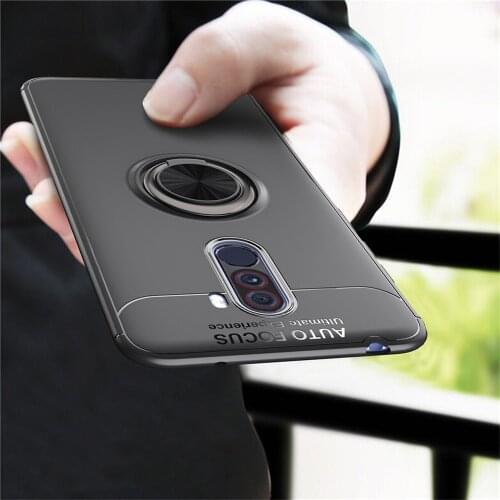 Magnetic Ring Stand Soft Cover Case For For Xiaomi Redmi Note 9S 9 8 7 Pro 9C 9 A Mi Poco X3 NFC 8 9 Lite Note 10 Pro Case Funda