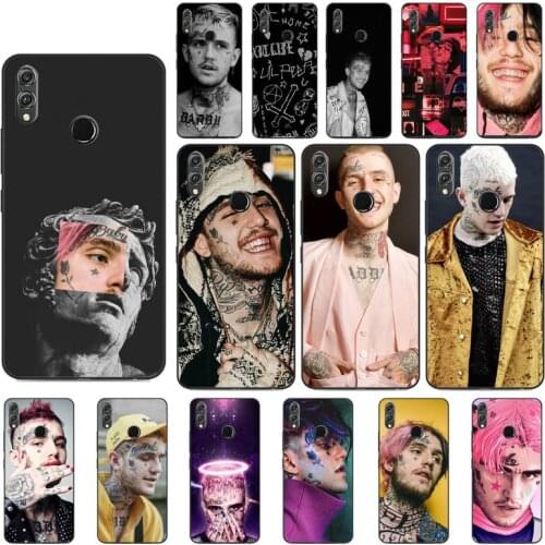 Yinuoda Rapper Lil Peep black Phone Case Hull For Huawei Honor 8X 8A 9 10 20 Lite 30Pro 7C 7A 10i 20i