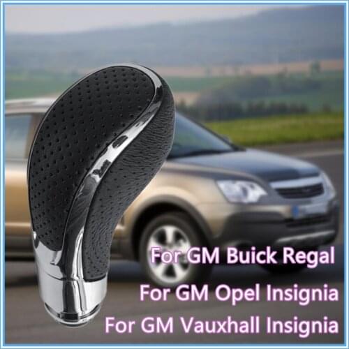 Black Automatic Gear Shift Knob For Buick Regal Opel Insignia Vauxhall 2009 2010 2011 2012 2013 Shift Transmission High Quality