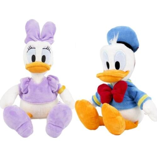 Disney Plush Toy 30cm Donald Duck Daisy Plush Dolls Cartoon Animal Stuffed Toy Dolls Kids Holiday Birthday Presents Gift