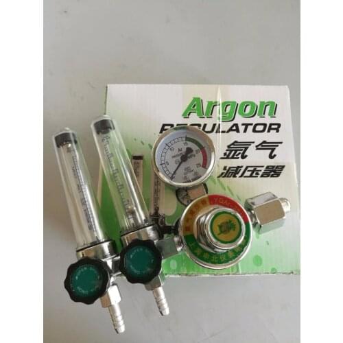 Double column argon meter, argon meter, double pressure reducer, pressure regulating valve, argon cylinder pressure gauge