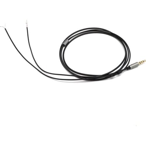 HIFI Earphone Cable Repair 3.5mm Jack Earphone Headphone Audio Cable Repair Replacement Cord Wire Earphone Cable 4pole plug 1.5M