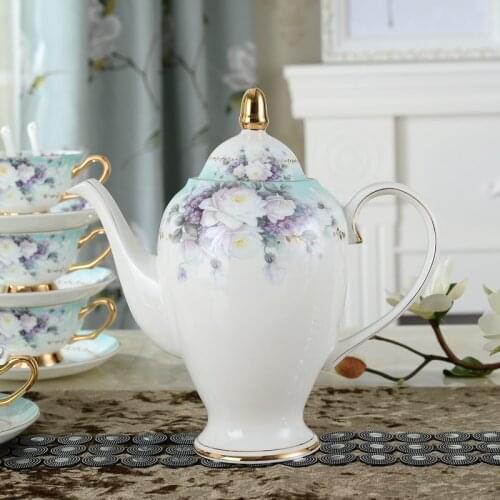 Bone China Coffee Pot European Style Teapot British Tea Set Accessories Teapot