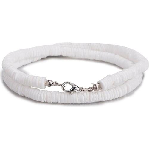 Fashion Trendy White Shell Choker for Women Boho Bohemian Summer Collier Femme Cowrie Shell Necklace 2019