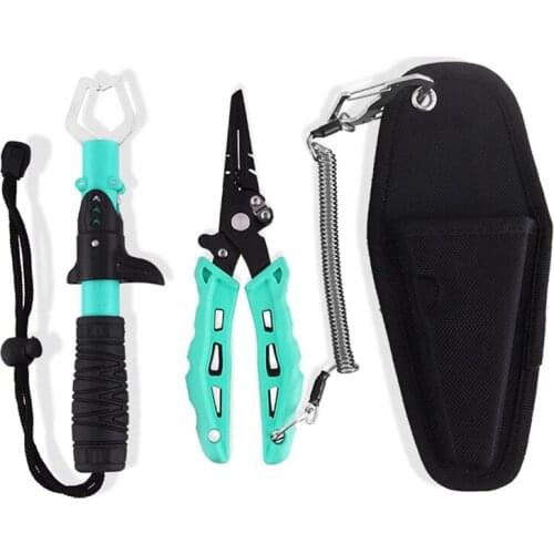 Fishing Pliers and Fishing Lip Grip Set Split Ring Cutters Line Hook Recover Fishing Tackle High Quality Fishing Gear