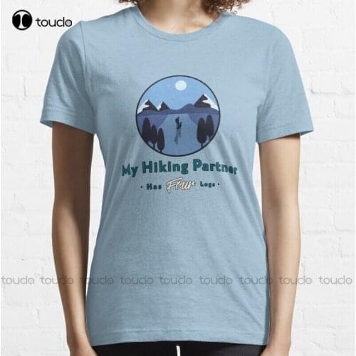 New My Hiking Partner Has Four Legs 5 T-Shirt Tshirt Dress s-5xl womans shirts Unisex
