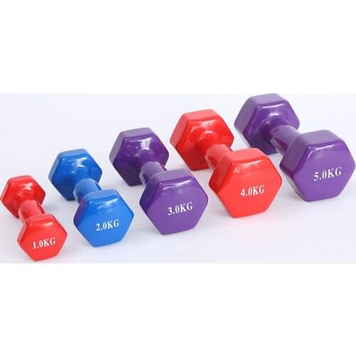 New womens fitness color dumbbells home exercise equipment Womens sport dumbbells gym equipment