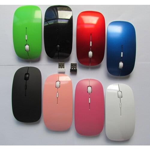 Original 2400 DPI Portable Mini USB Mice Wireless Mouse Ergonomic Optical Gaming Mouse Sem Fio For PC Computer Laptop Pro Gamer