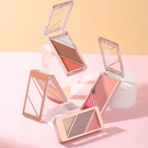 Face Blush Palette Makeup Natural Powder Rouge Easy To Wear Women Girl Makeup Blush Mineral Pigment Blusher Blush Contour Shadow