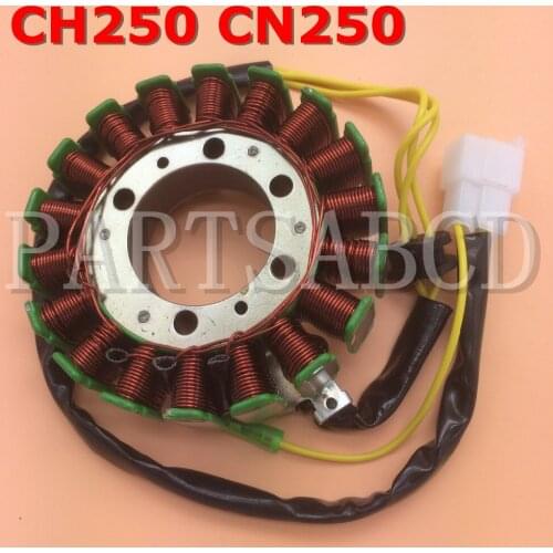 PARTSABCD 3 phrase DC 18 pole magneto stator for 250 cc water cooled Scooters Moped ATV Motorcycle CF250 V3 V5 CH250 CN250