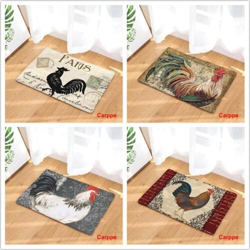Doormat Carpets Chicken Print Mats Floor Kitchen Bathroom Rugs