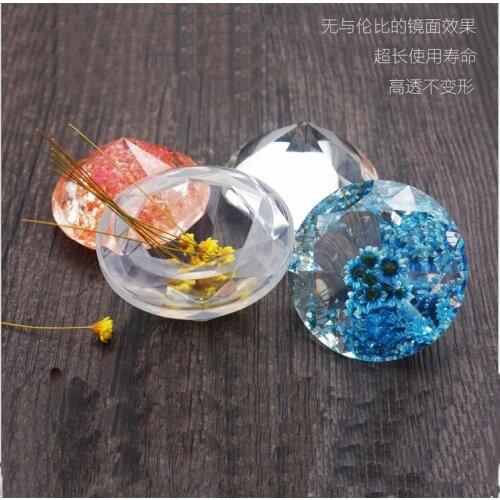 Transparent Silicone Mould Dried Flower Resin Decorative Craft DIY Mold Diamond Type epoxy resin molds for jewelry