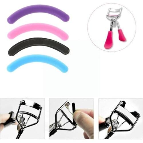 Curling Eyelash Curler Electrophoretic Plastic Handle Wide-angle Single Eyelash Portable Aid Eyelash Curler Set C0H7