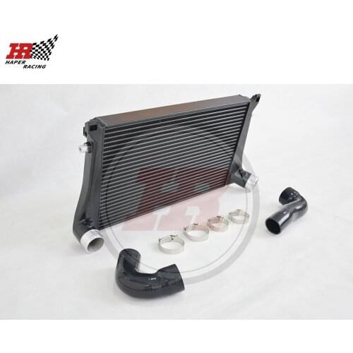 HP RACING 70mm Tube And Fin Competition Intercooler For A3 S3 G olf G ti R MK7 EA888 1.8T 2.0T Tsi Seat Leon 5F CupraFront Mount