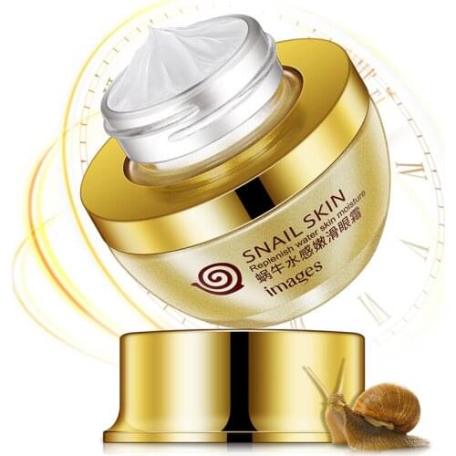 Images Snail Replenish Water Eyes Creams Moisture Anti Aging Wrinkle Remove Dark Circles Whitening Smooth Eye Cream Skin Care