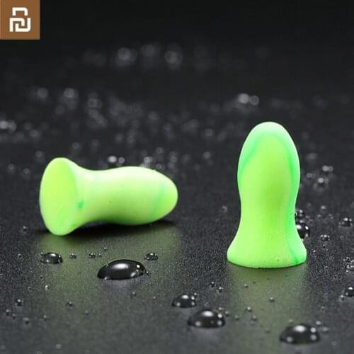 Youpin miaomiaoce Noise-resistant sleep earplugs 5 pairs wear comfortable with Portable storage box Noise reduction
