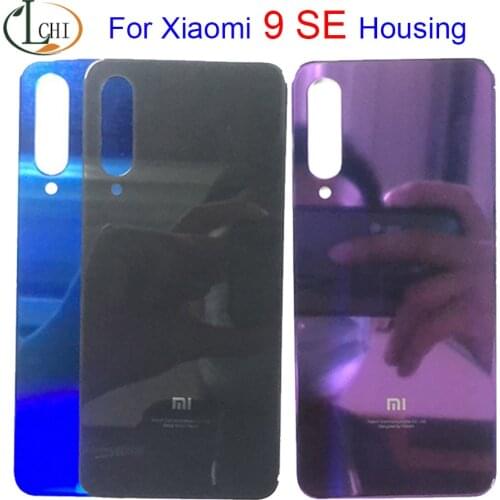 For Xiaomi Mi 9 SE Back Battery Cover Rear Door Housing Case Glass Panel 9 SE Replacement For Xiaomi Mi9 Se Battery Cover