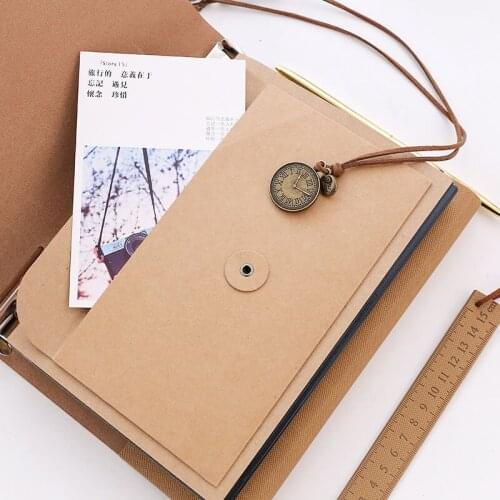 1PC European style Retro Leather Self-adhesive DIY Handmade Album Making Creative Baby Growth Couple Memorial Album Holiday Gift