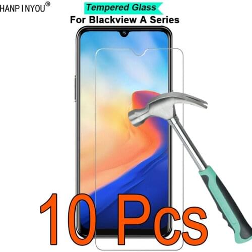 10 Pcs/Lot For Blackview A80 A80s A60 A70 Pro A60 Plus 9H Hardness 2.5D Toughened Tempered Glass Film Screen Protector Guard