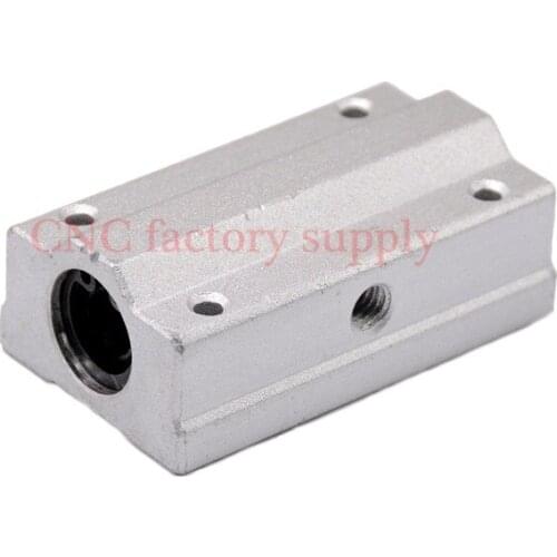 2pcs/lot Free shipping SC10LUU SCS10LUU 10mm long type Linear Ball Bearing Block CNC Router