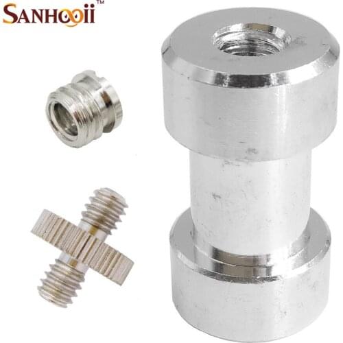 3pcs/lot 1/4" To 3/8" Female Male Tripod Mount Screw Convert Adapter Flash Light Stand Spigot Gadgets ZM56