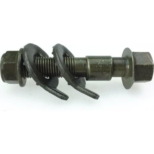 7pcs Auto Parts Four wheel alignment tire eccentric screw adjustment camber bolt Black 10.9 bolt -16mm
