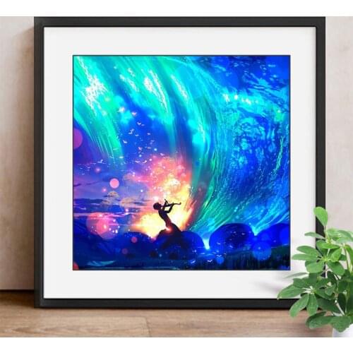 5D DIY Diamond Painting Cartoon Diamond Embroidery Dream Music Mosaic Full Round New Arrival Picture Of Rhinestones