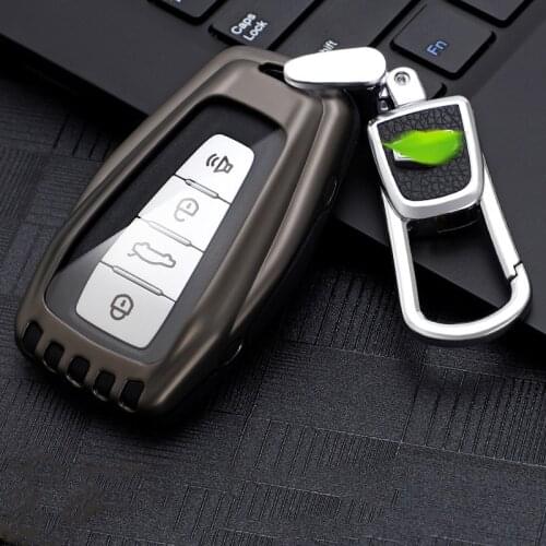 Car Key Fob Cover Case Shell Holder Set For Geely Coolray X6 Emgrand Global Hawk GX7 Remote Accessories Car-Styling Keychain