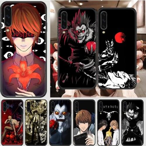 DEATH NOTE Phone case For Samsung Galaxy A 3 5 7 8 10 20 21 30 40 50 51 70 71 E S 2016 2018 4G black painting waterproof luxury