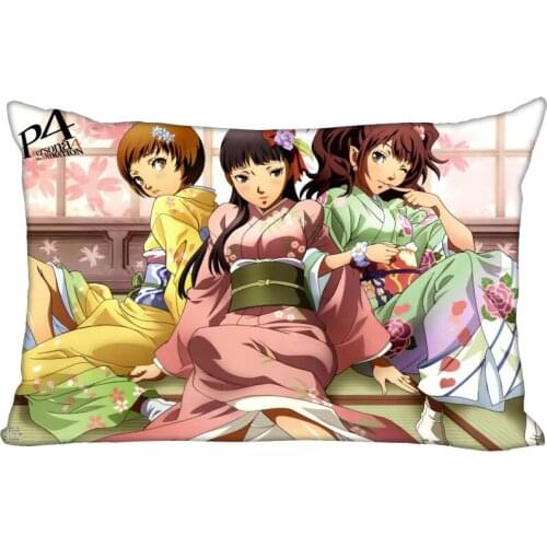 Custom Pillowcase Cover Persona 4 Rectangle Zipper Pillow Cover Print Your Pictures 40x60cm45X75cm50X75cm(Two sides)