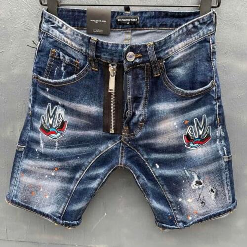 DSQ PHANTOM TURTLE 2021 New Slim Fit Jeans Men Basic Casual Denim Trousers Plus Size Brand Clothing DSQ2017