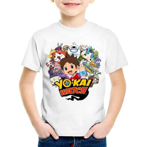 Anime Cartoon Print graphic tee Children T-shirts Summer Funny Short Sleeve kids t shirt for boys kid girls clothes tshirt girl