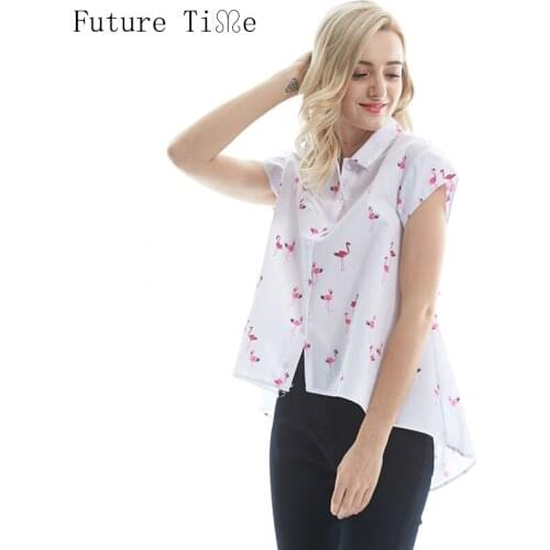 Future Time Women's Printed Shirts