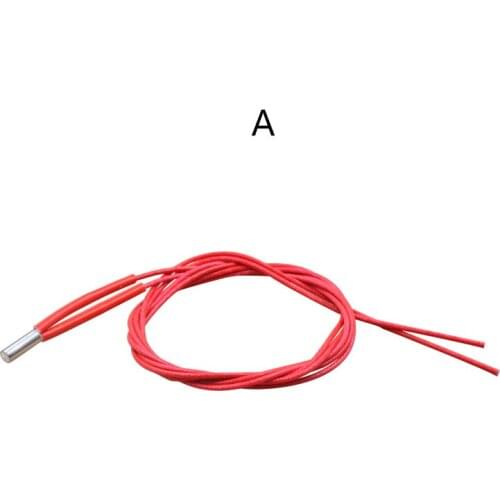 Stainless steel single head heater tube cartridge ceramic Reprap for 3d printer Prusa Mende 6mmx20mm length 1000mm