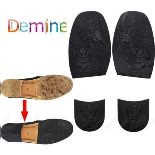 Rubber Patch Shoes Soles for Men Leather Shoes Forefoot Heel Anti Slip Sole Shoe Repair Replacement Outsole Insole DIY Mat Pad