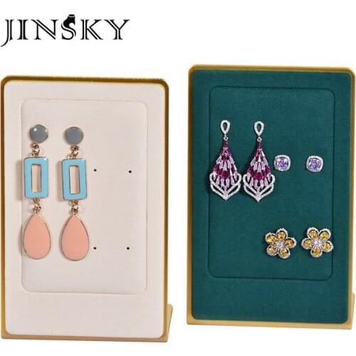 Metal display props earrings shelf display stand creative vertical earrings jewelry hanging board display ornaments