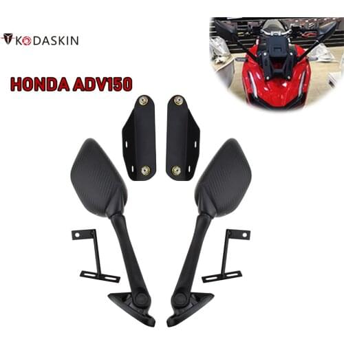 Motorcycle ADV150 Rear View Mirrors Handlebar Side Rearview Mirror Adapter Stent bracket Accessories For Honda ADV150 adv 150