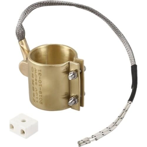 ABSF 110V 380W 42mmx50mm Injected Mould Heating Elements Brass Band Heater for Injection Molding Machine
