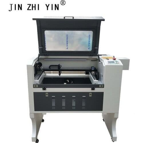 NEW 4060 CO2 laser cutting and engraving machine 80w rotary mini laser engraving machine for wood glass pen Ruida 6442s system