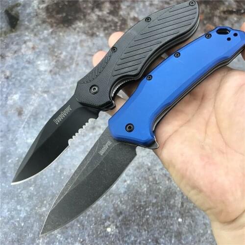 New Kershaw 1605 1776 8CR13MOV Steel Blade Knife Outdoor Camping Rescue Military Folding Knifes Portable Tactical EDC Tool
